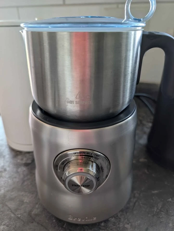 Breville Milk Cafe Frother Brushed Stainless Steel BMF600XL (Tested - One Whisk)