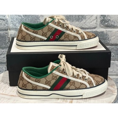 Gucci Tennis 1977 GG Canvas Size 38+ 8.5w 7m