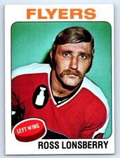 1975-76 Topps #110 Ross Lonsberry Philadelphia Flyers