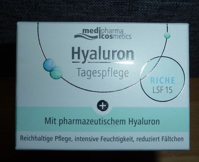 Medipharma Cosmetics Hyaluron Tagespflege 50 ml Riche LSF 15