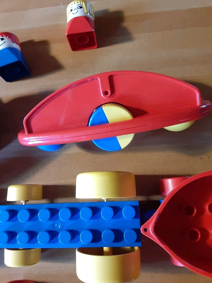 Lego Duplo Vintage Lot , boats captains ,vehicles, train pieces  .people,  more - Image 3 of 4