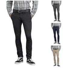 Dickies Men's A8758 Flex Skinny Fit Straight Leg Twill Work Uniform Pants