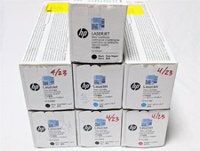 Lot of 7 Genuine HP 304A Toner CC530AC CC531AC CC533AC LaserJet CP2025 NEW