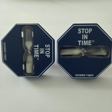 2 Stop In Time Shower Timers 5 Minutes Hour Glass Timer