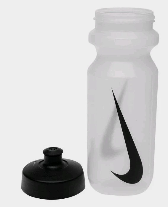 Garrafa de água Nike boca grande 2.0 preta transparente 22 oz garrafa de água esportiva plástico - Imagem 2 de 2