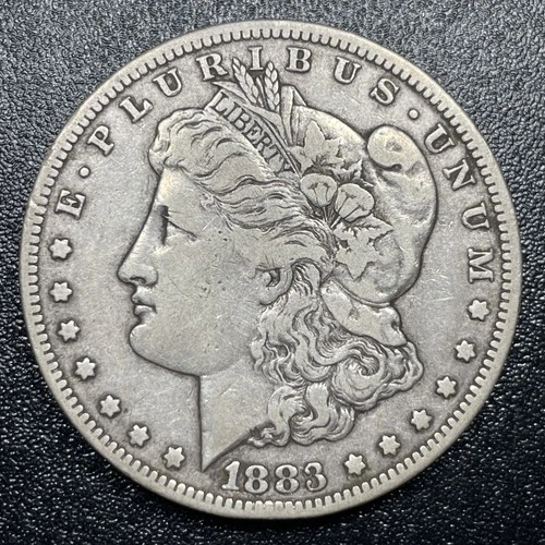 1883-CC Morgan Silver Dollar $1 VF Very Fine Tough Date Carson City