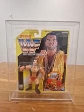 WWF Hasbro Razor Ramon Series 7 – on Card + Acrylic display case