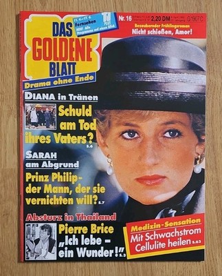 DGB 16 (8.4.1992) DIANA/Pierre Brice/Howard Carpendale/Klausjürgen Wussow/E.Graf