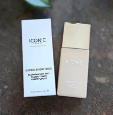 Iconic London WARM FAIR Super Smoother Blurring Skin Tint 1.01 oz NIB! $32 MSRP
