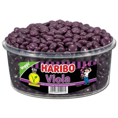 (6,93 /1kg) Haribo Viola, Lakritz-Dragees, 820 Stück