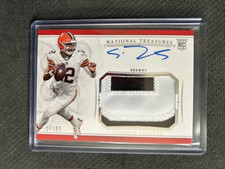 2025 Panini National Treasures SHEDEUR SANDERS RPA #27/99 ON CARD AUTO Browns
