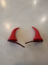 Red Halloween Devil Horns Clip-On