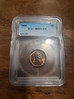 1909 Lincoln Wheat Penny Cent Coin MS63 RB