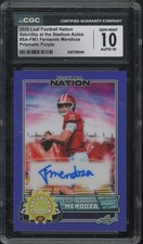 2025 Leaf Nation Saturday Fernando Mendoza 8/8 RC Gem Mint CGC 10 10 Auto