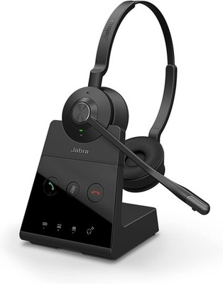 Jabra Engage 65 DECT Stereo Headset   Ideal für Callcenter & Softphones