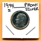 Gem 1994-S Proof Cameo Silver Roosevelt Dime - Free Shipping