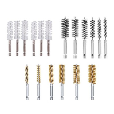 Nylon/Stainless/Copper Tube Cleaning Brush 6x Flexible Cleaner Washing Polishing