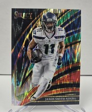 2025 Panini Select- Red & Green Shock Prizm Jaxon Smith-Njigba Club Level #213