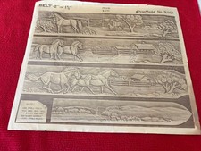 Vintage Craftaid No. 3201 Horse Belt Leather Tooling Pattern