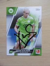 Xaver Schlager Autogramm signed TC Topps Bundesliga "VFL Wolfsburg"