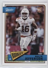 2018 Panini Classics Rookies Malik Jefferson #239 0f6