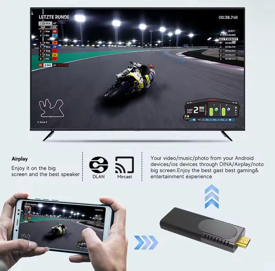 Smart TV Stick 4K Android 10 – HDR, Dual WiFi, BT5, Controllo Vocale - Image 4 of 4
