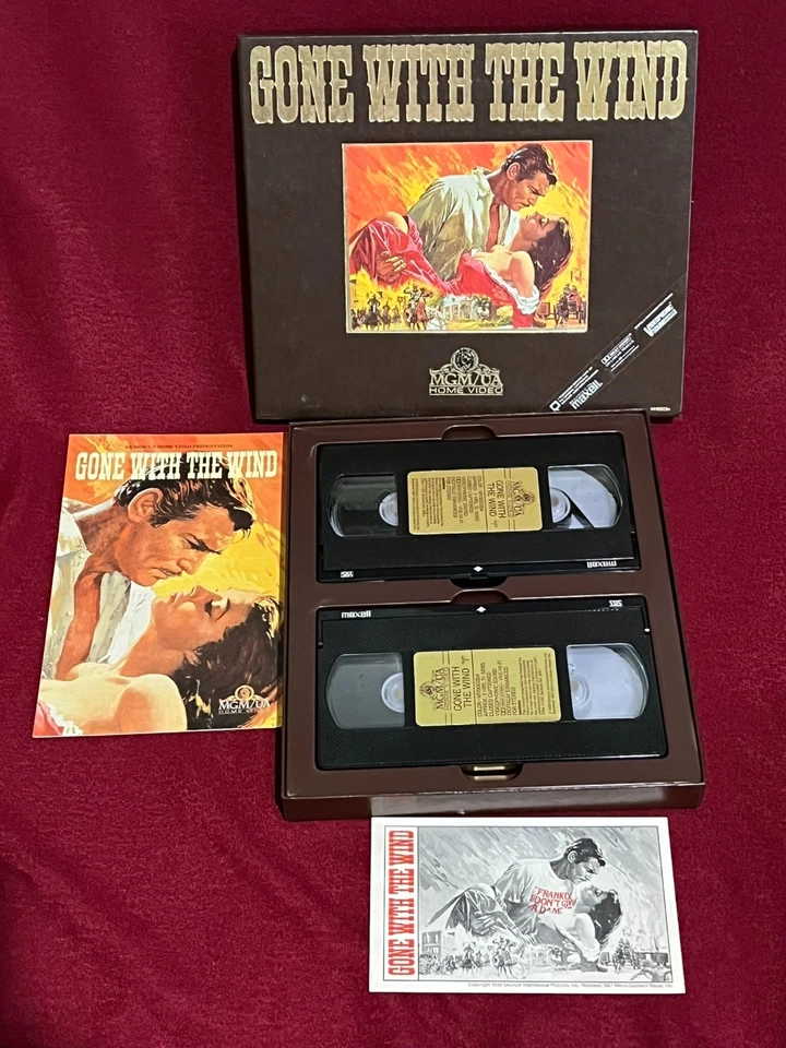 GONE WITH THE WIND VHS MGMHOME VIDEO DOLBY Clark Gable Vivian Leigh - Image 2 of 4