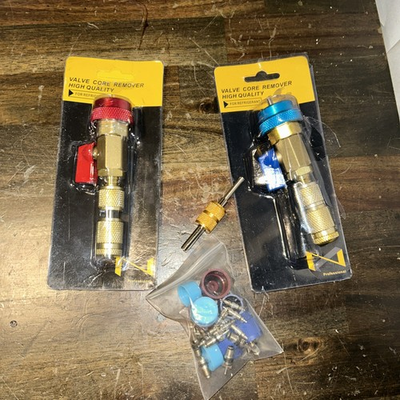 #ad #ad High Low Pressure Valve Core Remover Tools Kit for Refrigerant Air Conditioner $24.69