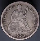 1882-P Seated Liberty Dime — photo from another recent sale