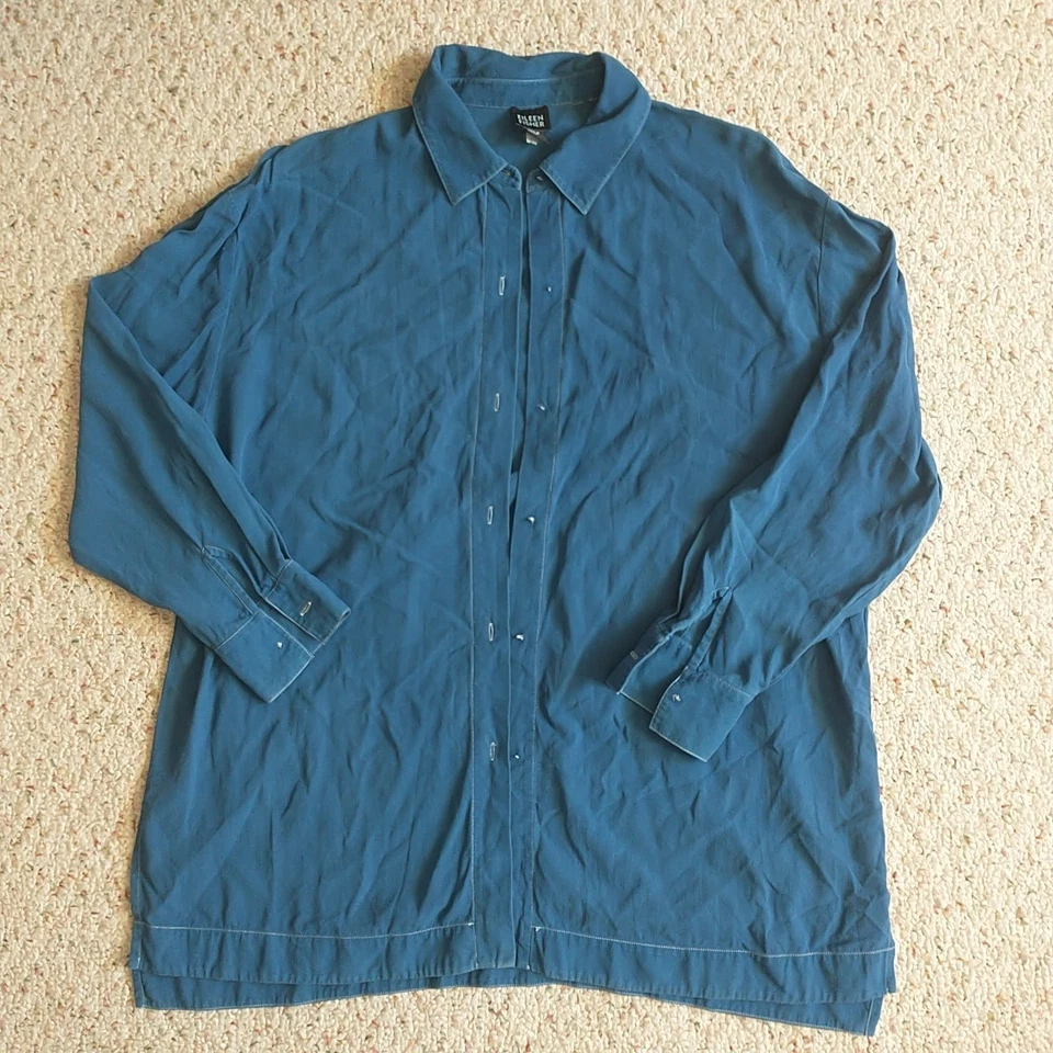 100% Silk Flawed Clothes Multicolor Fabric Carfter Project Upcycle Lot Of 11 - Image 4 of 4