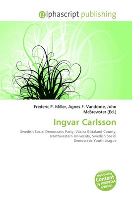 Frederic P. Miller (u. a.) | Ingvar Carlsson | Taschenbuch | Englisch (2026)