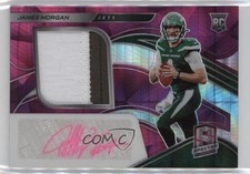 2020 Panini Spectra Rookie Neon Pink Prizm 2/25 James Morgan Patch Auto 0zg6