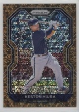 2021 Panini Prizm Tier III Bronze Donut Circle 22/40 Keston Hiura #202 0b3