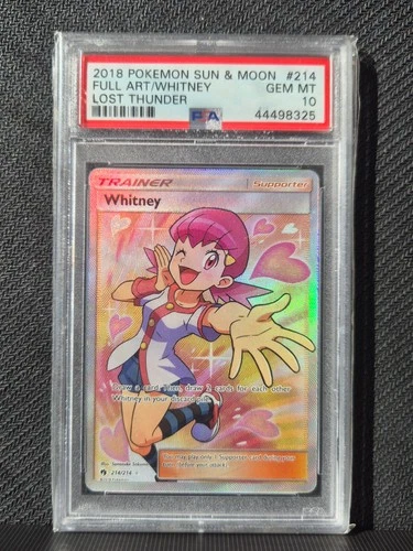 PSA 10 - SM Lost Thunder - Whitney - 214/214 - Full Art Ultra Rare