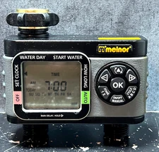 Melnor HydroLogic 2-Zone Digital Water Timer Faucet Hose Sprinkler Controller