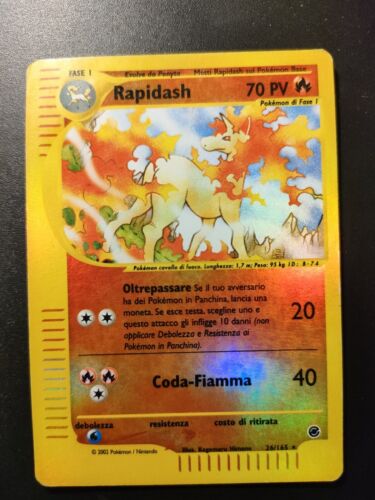 Rapidash Set Expedition 26/165 Reverse Holo Pokemon Card Cards Rare ITA - Picture 1 of 3
