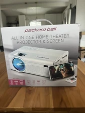 Packard Bell All In One Home Theater Projector And Screen