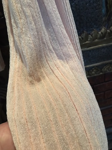 ZARA NWT peachy shimmer balloon sleeve sweater - Picture 7 of 8