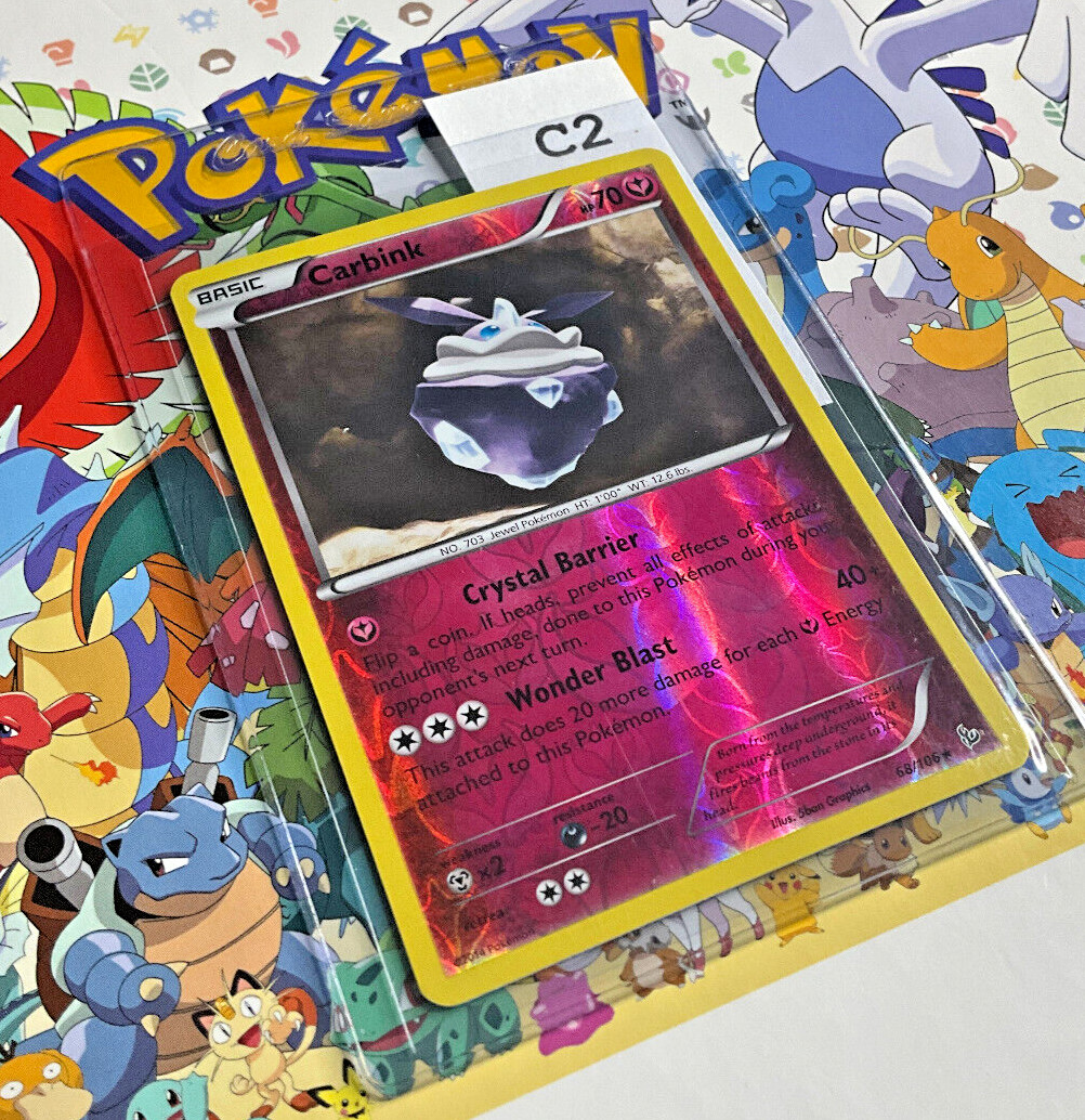 Carbink 68/106 | Flashfire Reverse Holo Pokemon Card | NM (C02)