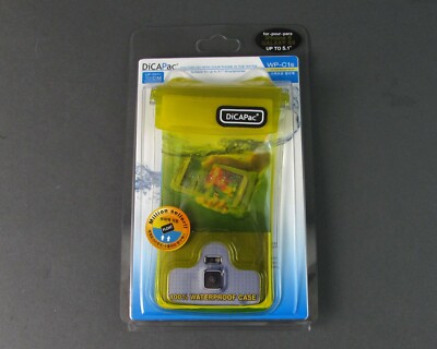 Yellow DiCAPac WP-C1 Waterproof Case for Smartphone up to 5.1'' (Galaxy/iPhone)