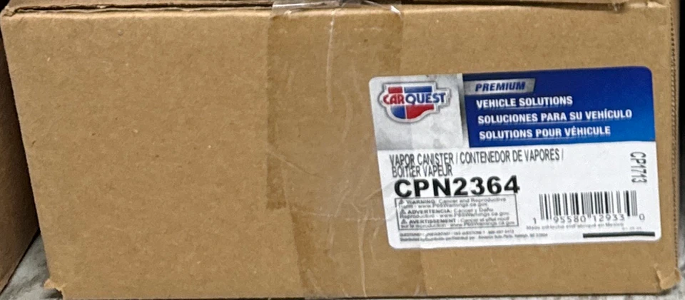 Vapor Canister Carquest CPN2364 (CP3548) compatível com Ford Focus (2010-2011) - Imagem 4 de 4