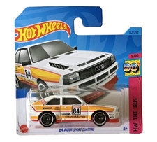 Hot Wheels 84 Audi Sport Quattro White & Yellow Audi Sport New 1/64 HW The 80’S
