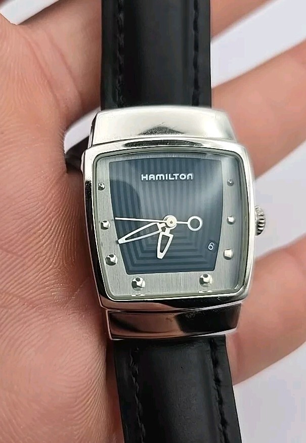 ハミルトン HAMILTON シェル バングルウオッチ レディース腕時計 523  