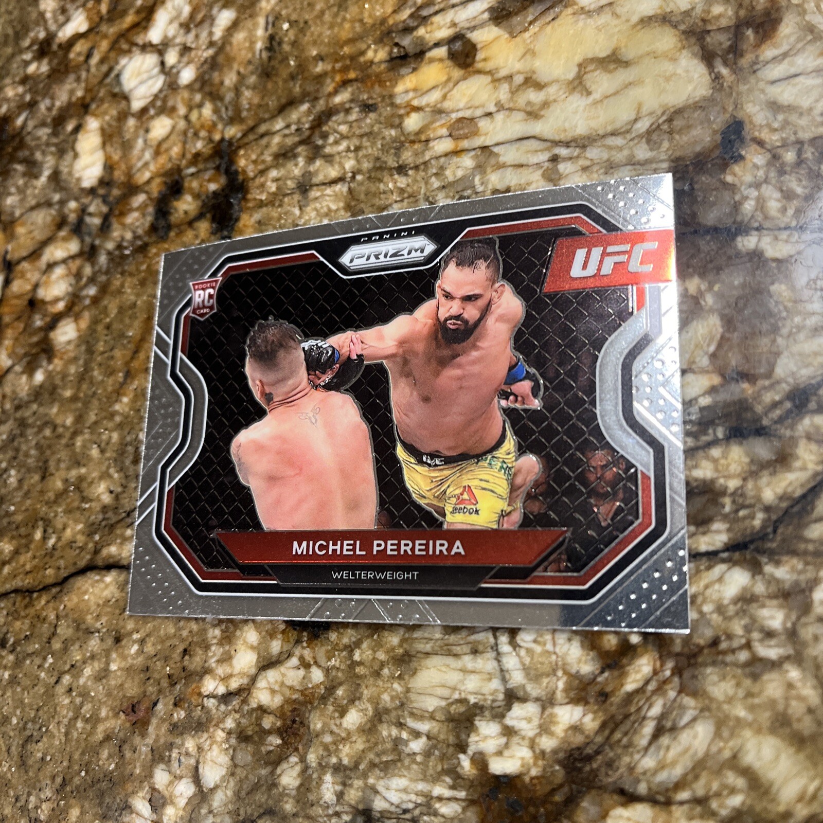 2021 Panini Prizm UFC - Silver Prizm #183 Michel Pereira (RC)