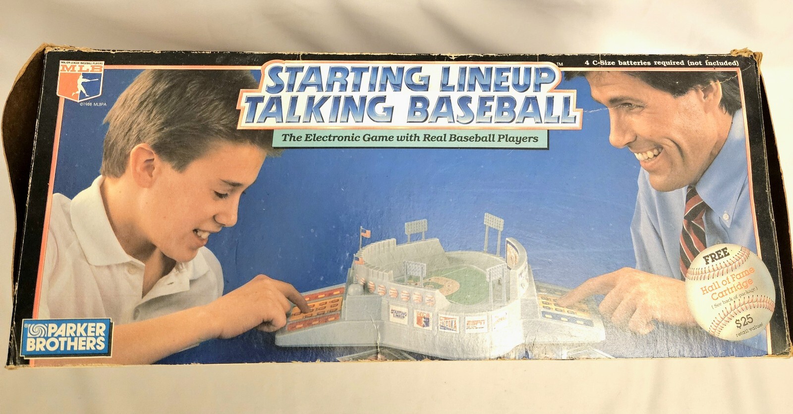 Starting Lineup Talking Baseball w/ Cartridges & Cards 1988 Parker