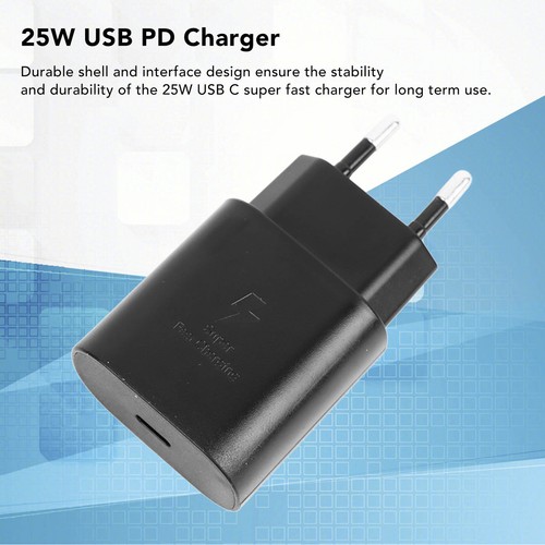 New 25W PD Charger 25W Europe USB Type C Super Fast Charger European Travel Adap - Zdjęcie 6 z 22