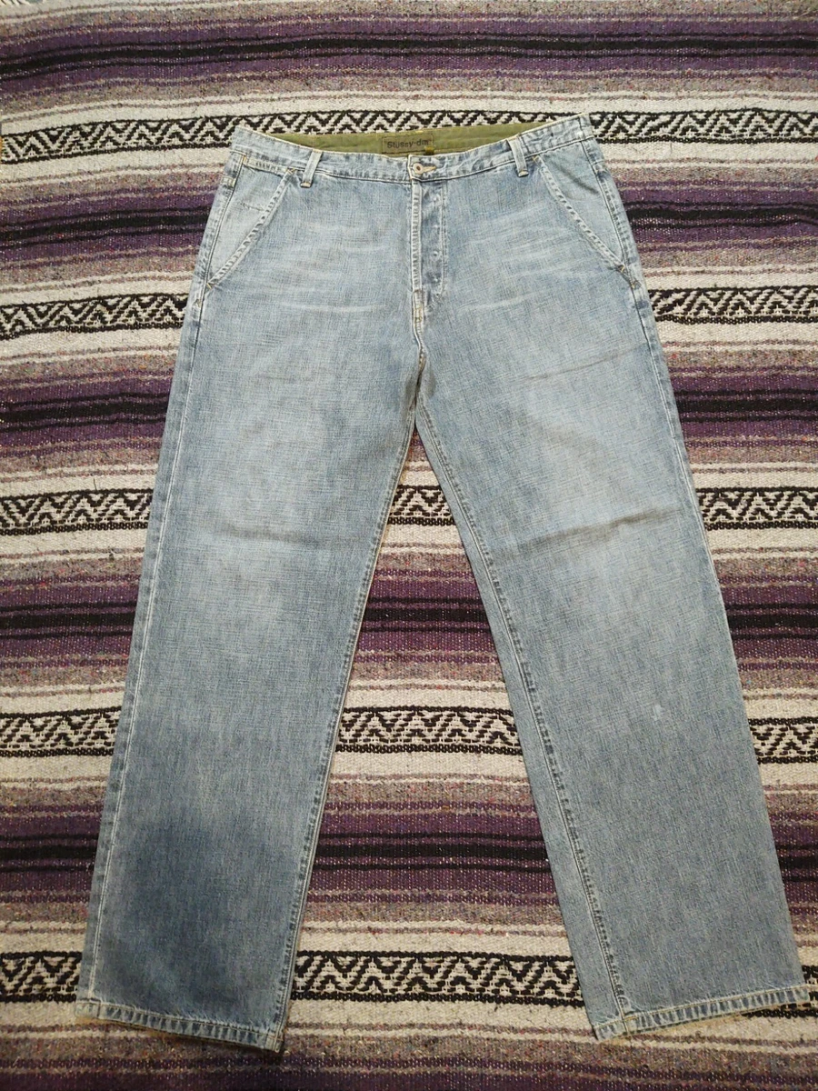 old stussy ステューシー 90s バギー usa製 デニム ショーツ - 通販