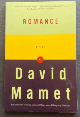 Romance by David Mamet paperback book