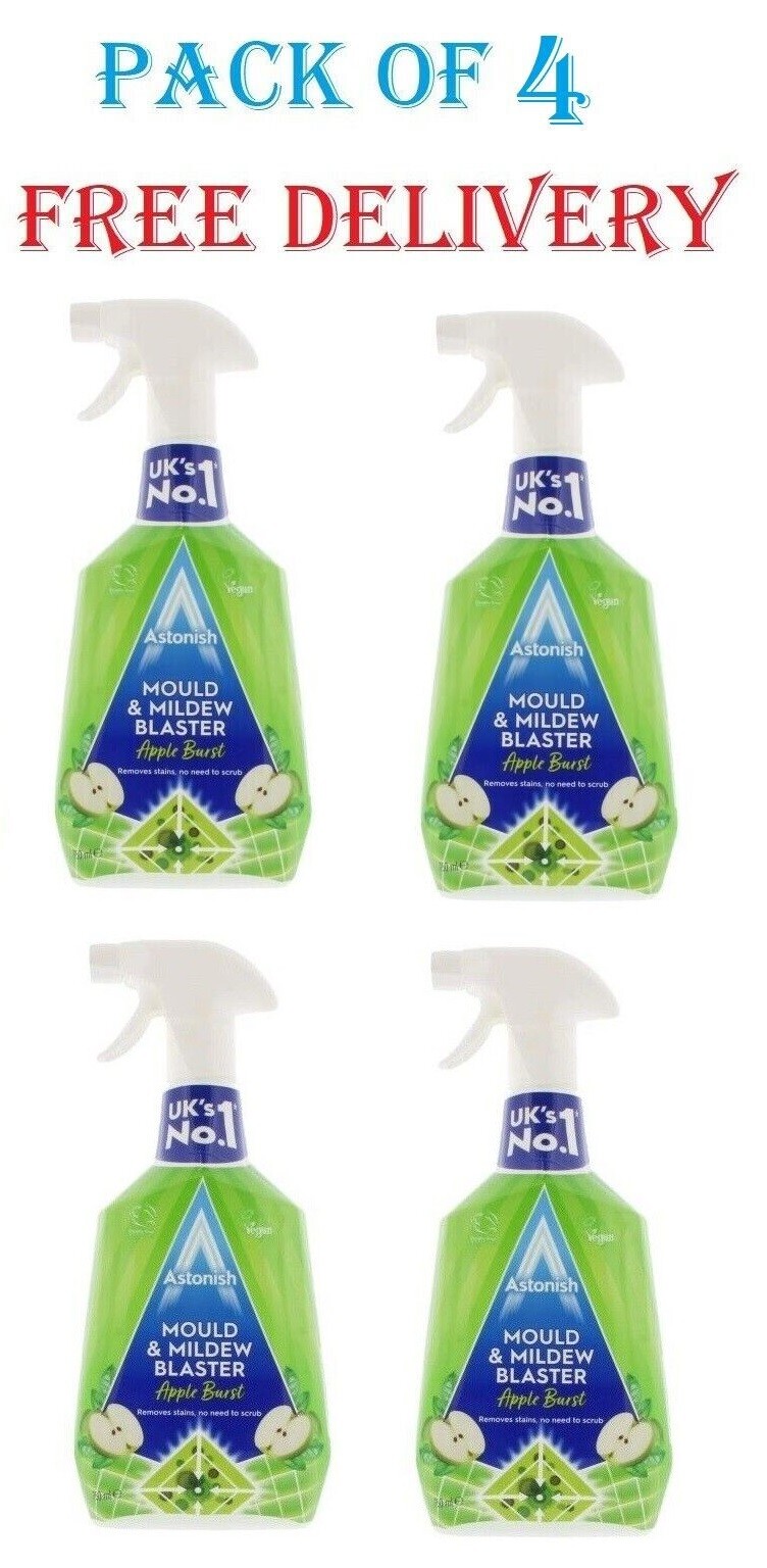 Pack of 4, 6,12 Astonish Mould & Mildew Remover Powerful Bleach Shower