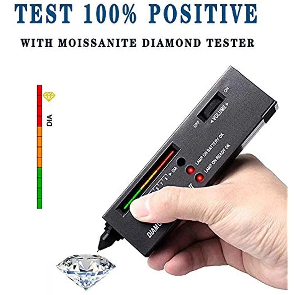 辉煌莫桑石 14K 黄金定制珐琅男式吊坠 3 — 第 2/4 张图片